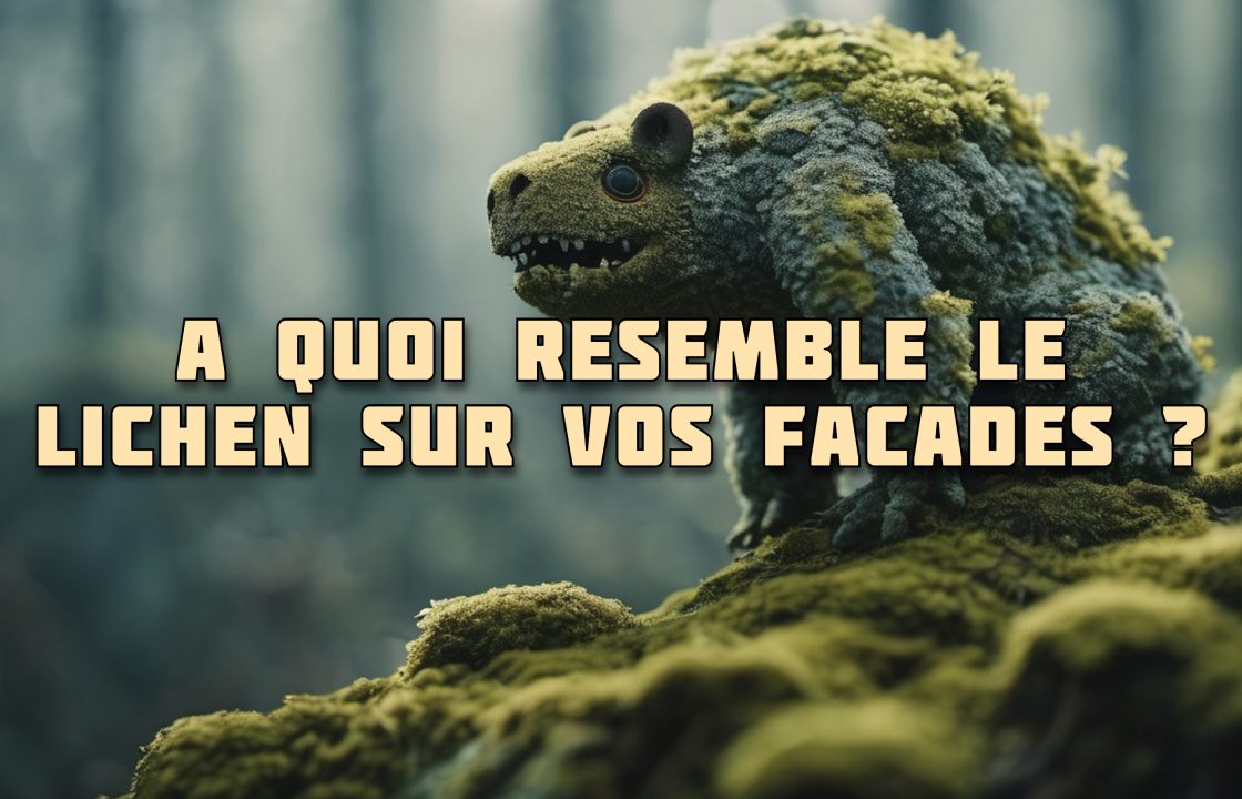 A QUOI RESSEMBLE LE LICHEN SUR VOTRE FACADE