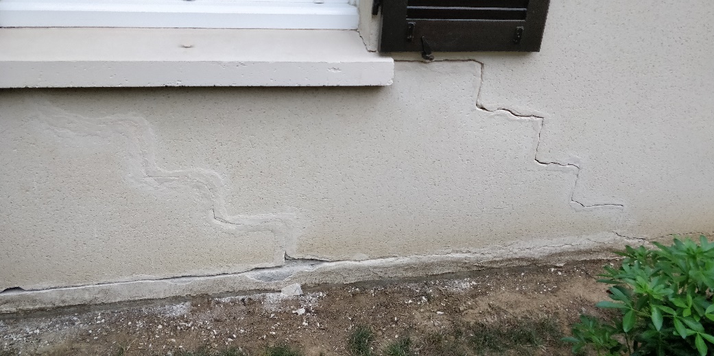 fissures en escalier