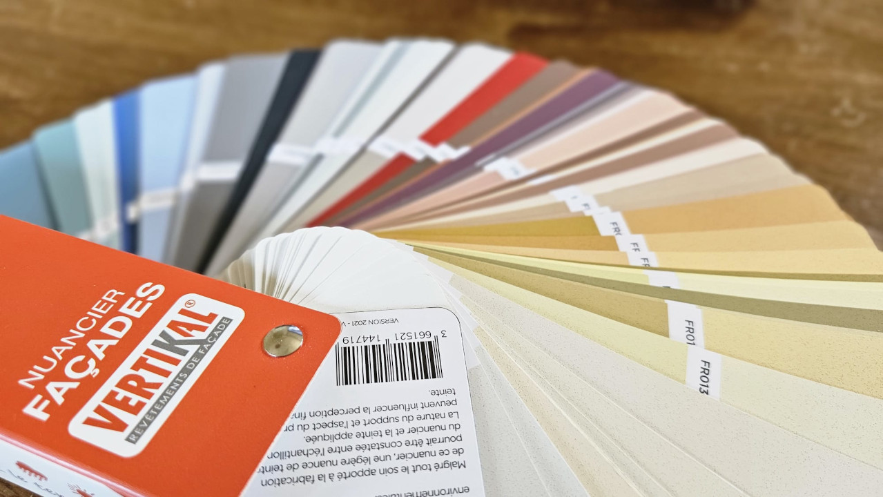 Ravalement de façade Comment choisir la couleur parfaite pour votre maison - Nuancier VERTIKAL