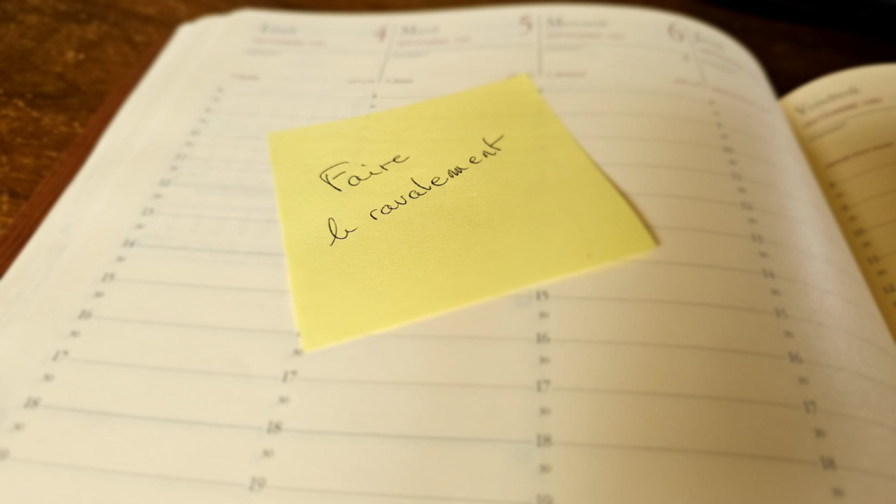 Ravalement de façades Tous les combien de temps - Post it