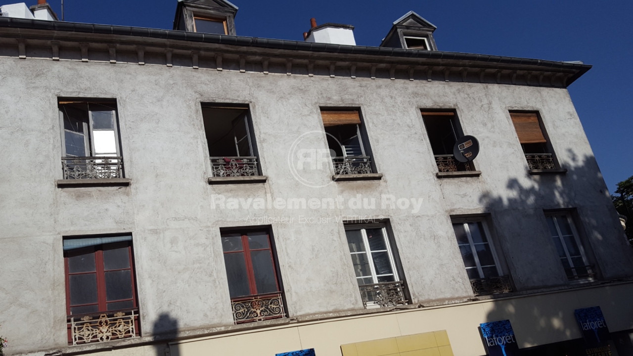 Bagneux rénovation de façade et traitement efficace des fissures - AVANT