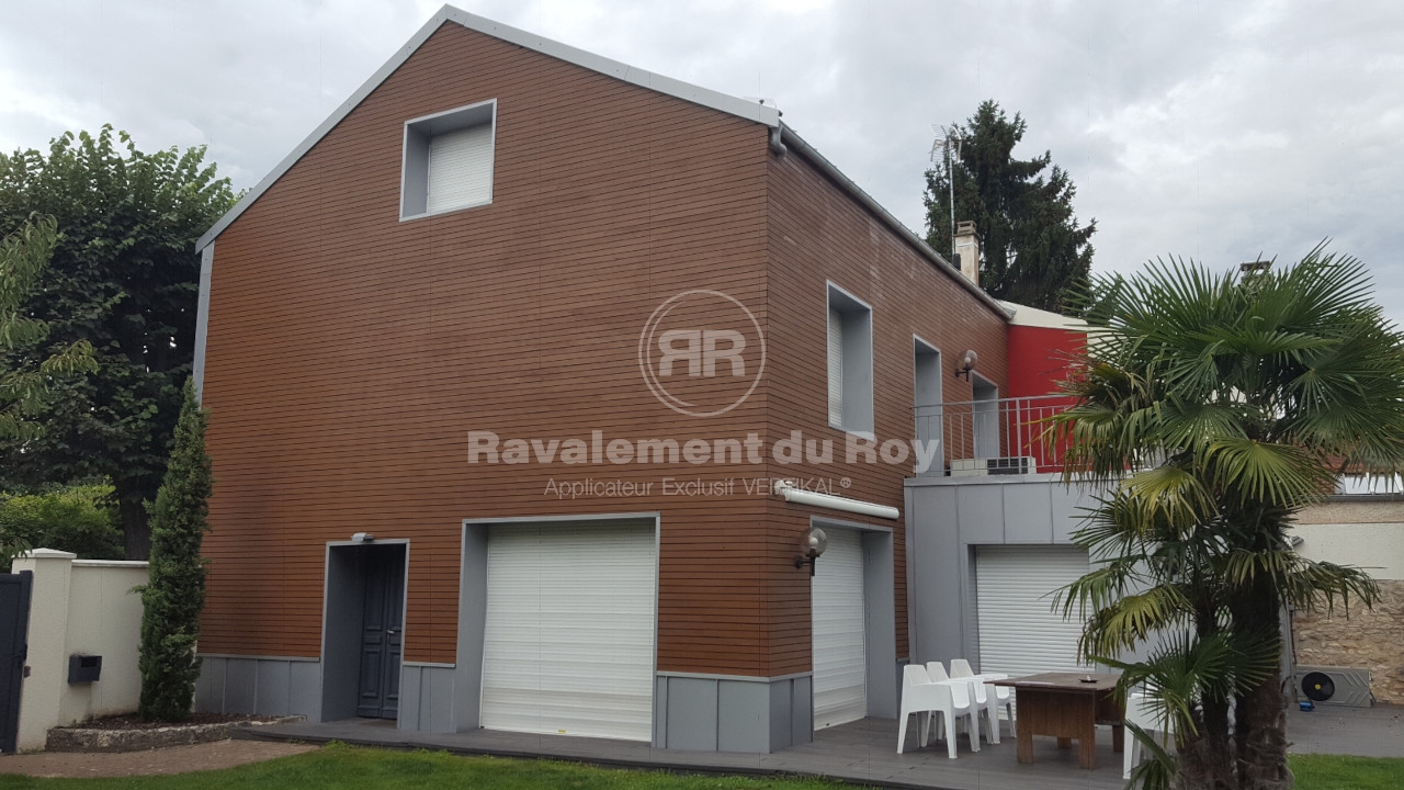 Lasure d’un bardage bois à Meudon - APRES