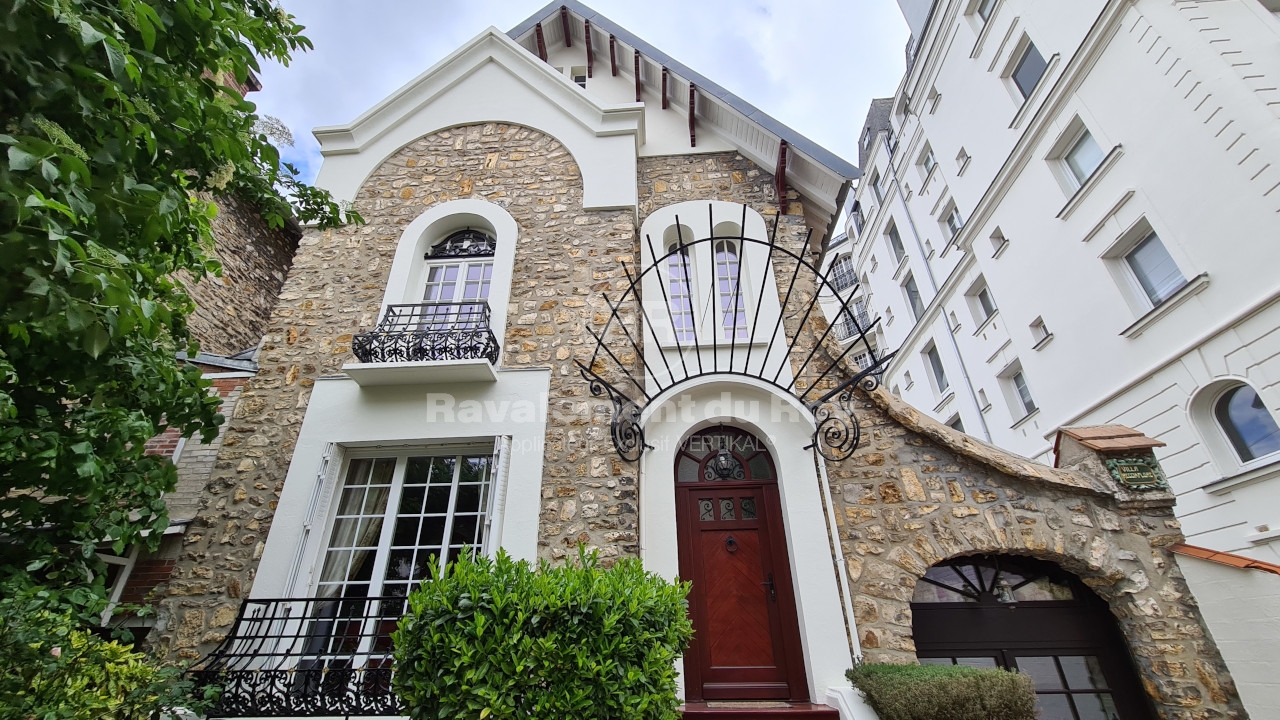 Mise ne Peinture d'une Maison en Meulières à Enghien-les-Bains - APRES