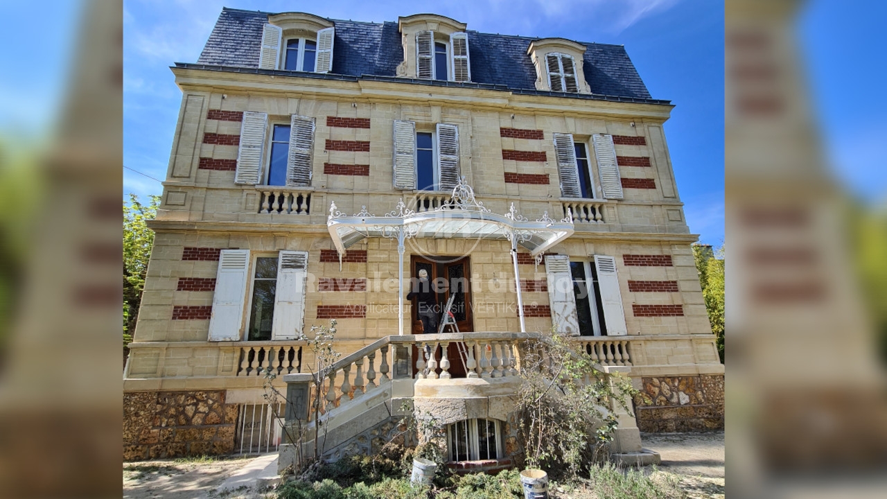 Nettoyage de Façade au Vésinet L'Éclat Retrouvé d'un Hôtel Particulier - APRES