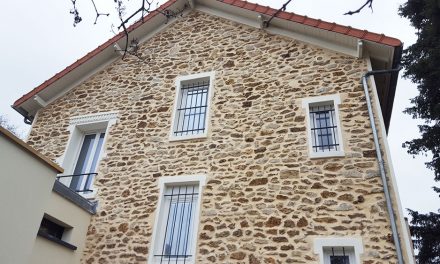 Rejointoiement des façades en pierres meulières à Sèvres