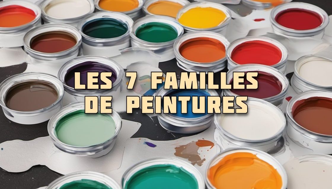 Les 7 familles de peintures